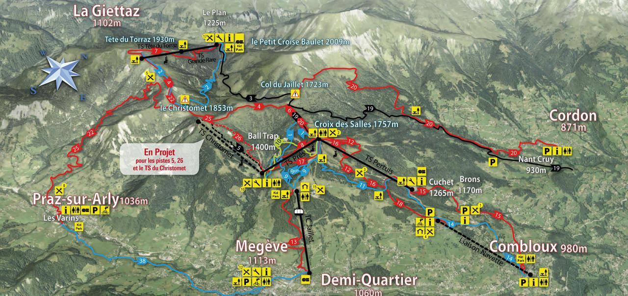 Les Chalets Autrichiens - Megève Zewnętrze zdjęcie